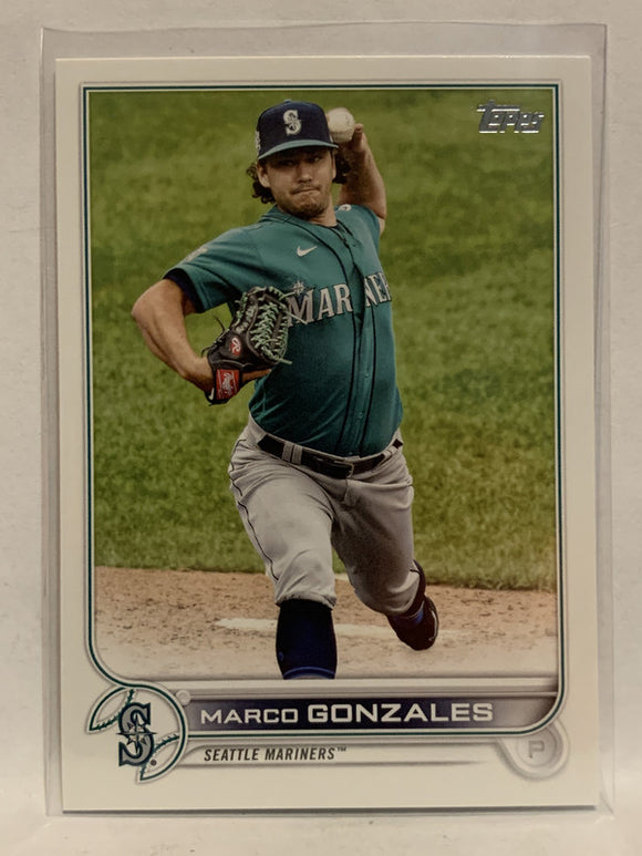 #112 Marco Gonzales Seattle Mariners 2022 Topps Series One Baseball Card MLB