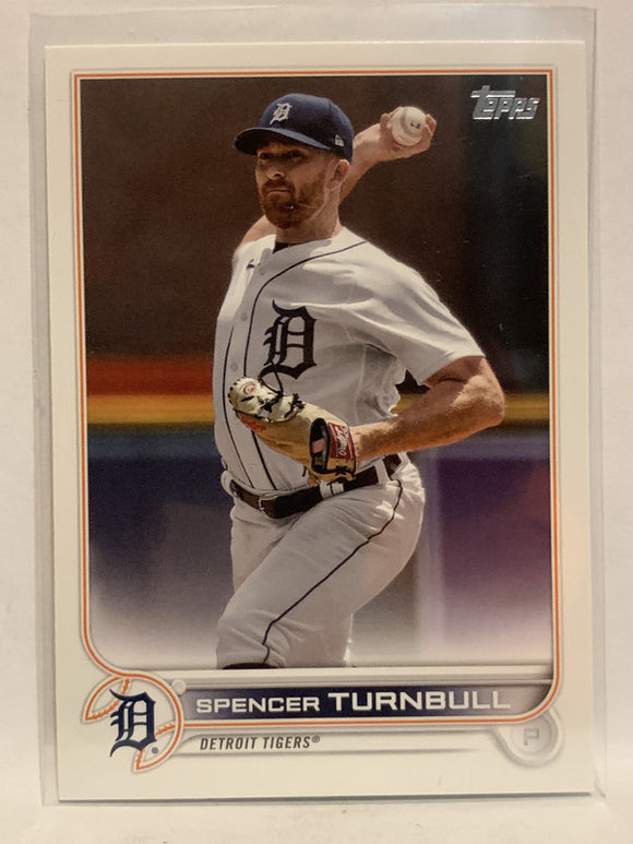 #228 Spencer Turnbull Detroit Tigers 2022 Topps Series One Baseball Card MLB
