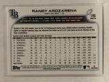 #196 Randy Arozarena Tampa Bay Rays 2022 Topps Series One Baseball Card MLB