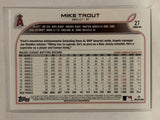 #27 Mike Trout Los Angeles Angels 2022 Topps Series One Baseball Card MLB