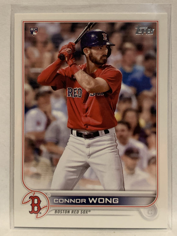 #66 Connor Wong Rookie Boston Red Sox 2022 Topps Series One Baseball Card MLB