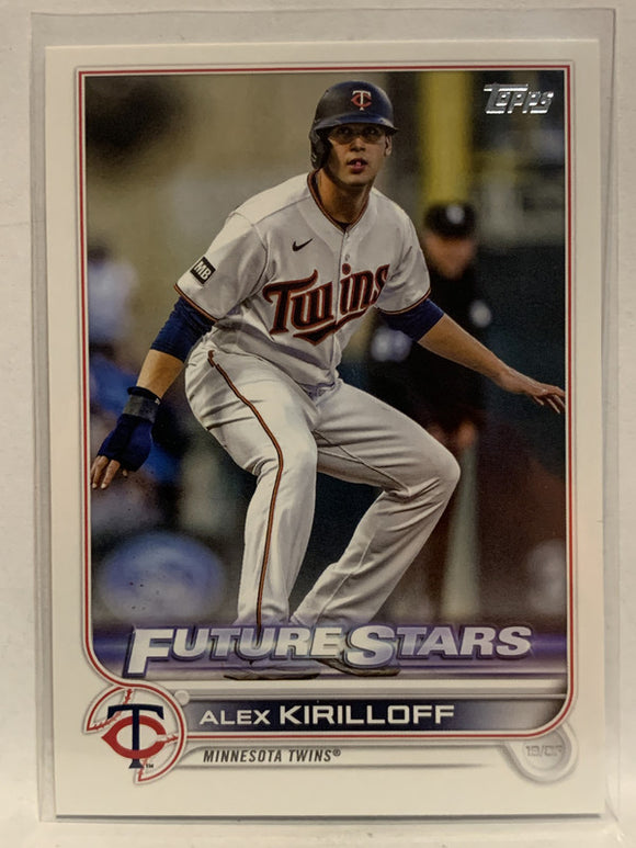 #197 Alex Kirilloff Future Stars Minnesota Twins 2022 Topps Series One Baseball Card MLB