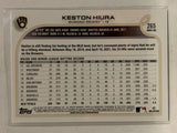 #265 Keston Hiura Milwaukee Brewers 2022 Topps Series One Baseball Card MLB