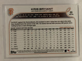 #86 Kris Bryant San Francisco Giants 2022 Topps Series One Baseball Card MLB