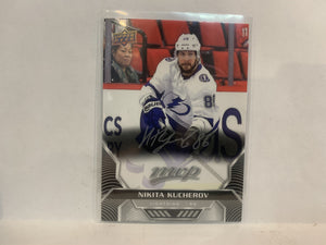 #69 Nikita Kucherov Silver Scrpit Tampa Bay Lightning 2020-21 Upper Deck MVP Hockey Card MN