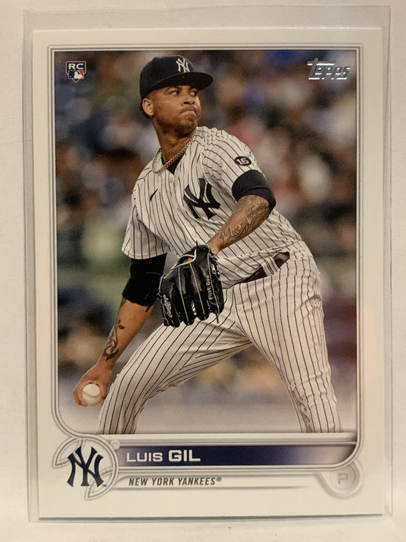 #131 Luis Gil Rookie New York Yankees 2022 Topps Series One Baseball Card MLB