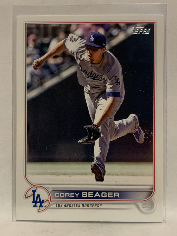 #301 Corey Seagor Los Angeles Dodgers 2022 Topps Series One Baseball Card MLB