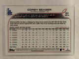 #301 Corey Seagor Los Angeles Dodgers 2022 Topps Series One Baseball Card MLB