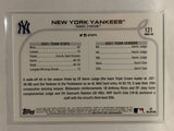 #121 Yankee Stadium New York Yankees 2022 Topps Series One Baseball Card MLB