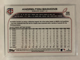 #306 Andelton Simmons Minnesota Twins 2022 Topps Series One Baseball Card MLB