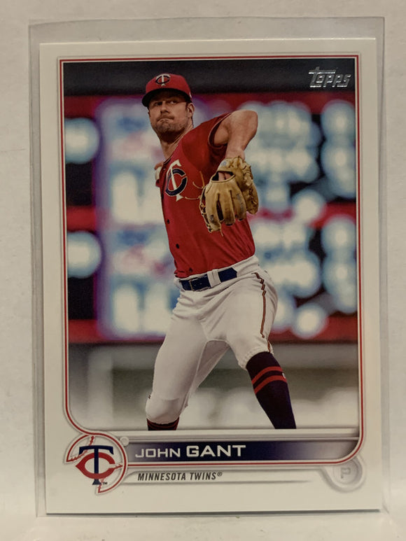 #280 John Gant Minnesota Twins 2022 Topps Series One Baseball Card MLB