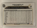 #140 Ivan Castillo Rookie San Diego Padres 2022 Topps Series One Baseball Card MLB