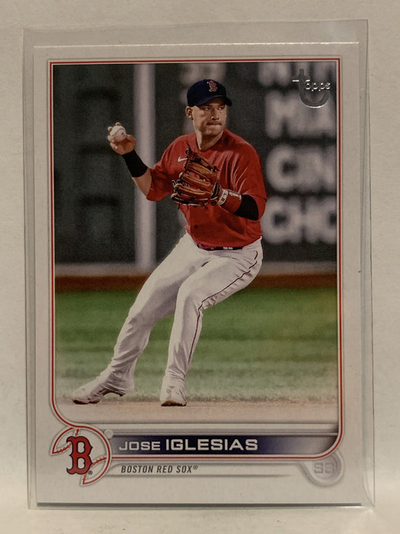 #15 Jose Iglesias 13/99 Boston Red Sox 2022 Topps Series One Baseball Card MLB