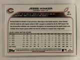 #81 Jesse Winker Royal Blue Cincinnati Reds 2022 Topps Series One Baseball Card MLB