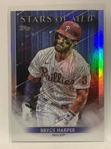 #SMLB-15 Bryce Harper Stars of MLB Philadelphia Phillies 2022 Topps Series One Baseball Card MLB