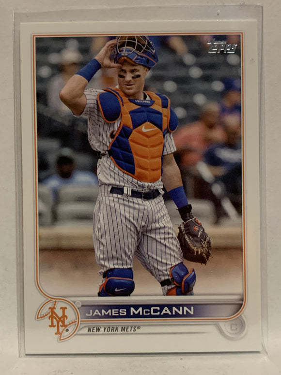 #256 James McCunn New York Mets 2022 Topps Series One Baseball Card MLB