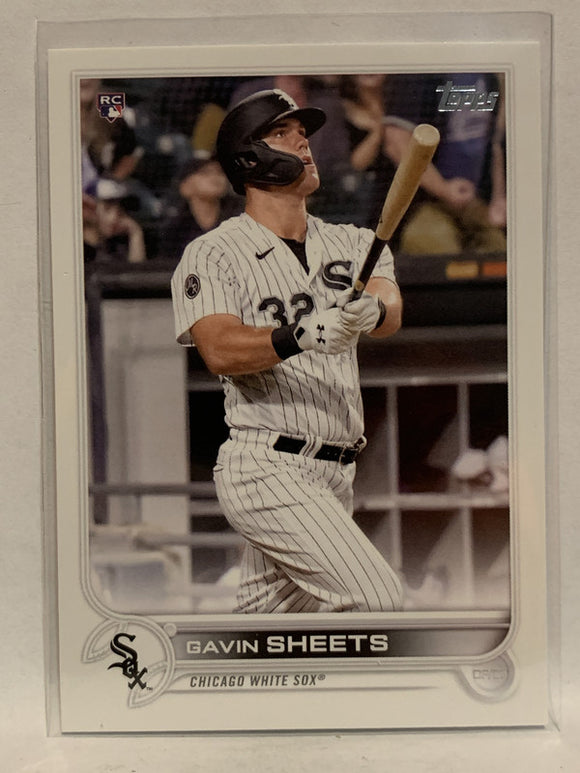 #12 Gavin Sheets Rookie Chicago White Sox 2022 Topps Series One Baseball Card MLB