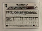 #12 Gavin Sheets Rookie Chicago White Sox 2022 Topps Series One Baseball Card MLB