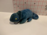 Blue Chameleon Plush Stuffed Toy AA