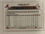 #208 Jorge Saler Atlanta Braves 2022 Topps Series One Baseball Card MLB