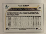 #294 Yan Gomes Oakland Athletics 2022 Topps Series One Baseball Card MLB