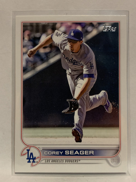 #301 Corey Seagar Los Angeles Dodgers 2022 Topps Series One Baseball Card MLB