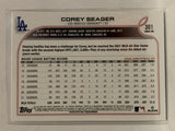 #301 Corey Seagar Los Angeles Dodgers 2022 Topps Series One Baseball Card MLB