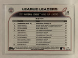 #146 Tatis Jr Duvall Alonso Home Run Leaders 2022 Topps Series One Baseball Card MLB