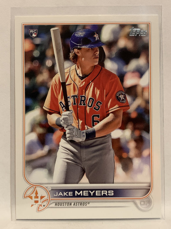 #295 Jake Meyers Rookie Houston Astros 2022 Topps Series One Baseball Card MLB