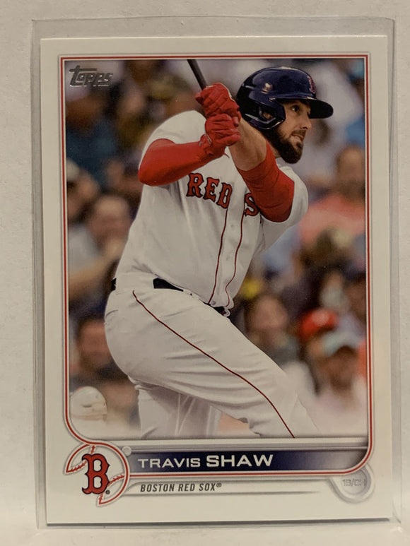 #88 Travis Shaw Boston Red Sox 2022 Topps Series One Baseball Card MLB