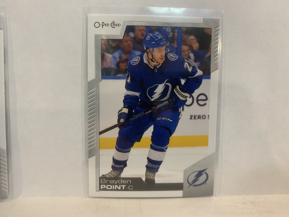 #467 Brayden Point Tampa Bay Lightning 2020-21 O-PEE-CHEE Hockey Card MS