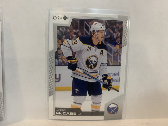 #216 Jake Mccabe Buffalo sabres 2020-21 O-PEE-CHEE Hockey Card MS