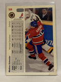 #328 Mathieu Schneider Montreal Canadiens 1991-92 Upper Deck Hockey Card NHL