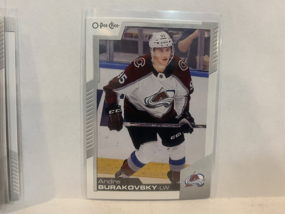 #3 Andre Burakovsky Colorado Avalanche 2020-21 O-PEE-CHEE Hockey Card MS