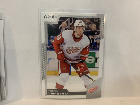 #308 Patrik Nemeth Detroit Red Wings 2020-21 O-PEE-CHEE Hockey Card MS