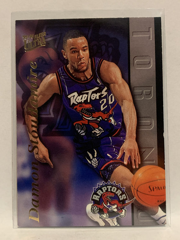 #253 Damon Stoudamire Toronto Raptors 1995-96 Fleer Ultra Basketball Card NBA