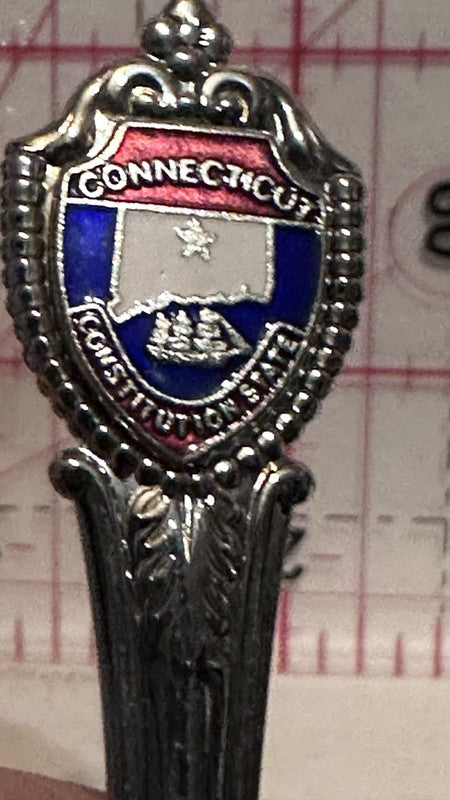 Connecticut Constitution State Connecticut Souvenir Spoon