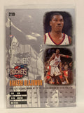 #219 Hakeem Olajuwon Houston Rockets 1995-96 Fleer Ultra Basketball Card NBA