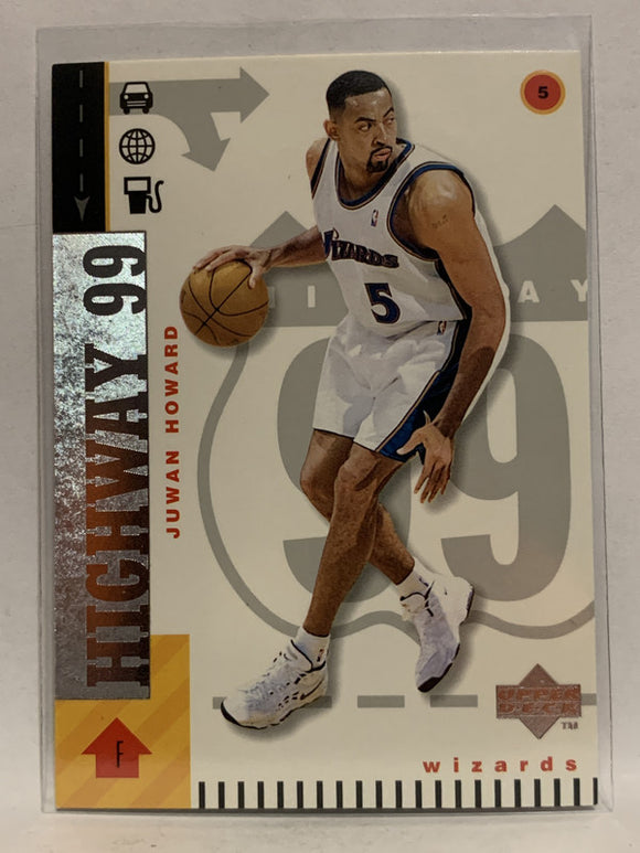 #297 Juwan Howard H99 Washington Wizards 1998-99 Upper Deck Basketball Card NBA
