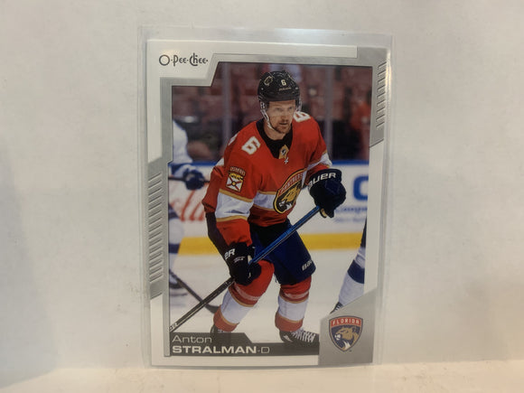 #499 Anton Stralman Florida Panthers 2020-21 O-PEE-CHEE Hockey Card MT