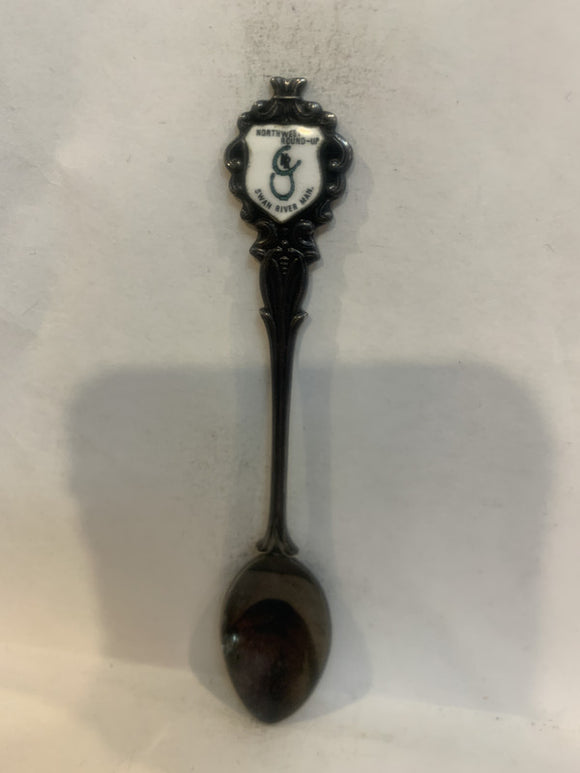 Northest Round Up Swan River Manitoba Souvenir Spoon