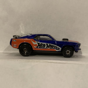 Blue Mustang Mach 1 ©1997 Hot Wheels Diecast Car FO