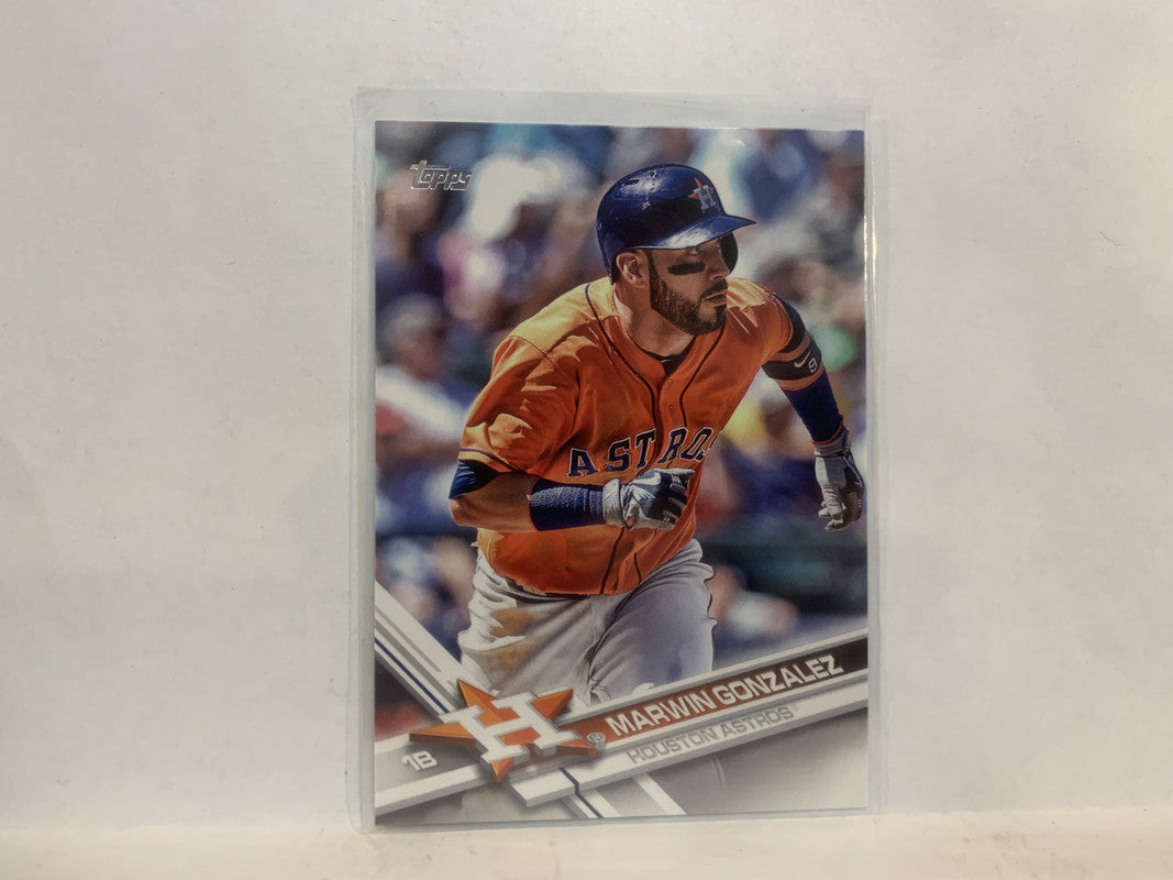  2017 Topps Series 2 #563 Marwin Gonzalez Houston Astros  Baseball Card : Collectibles & Fine Art