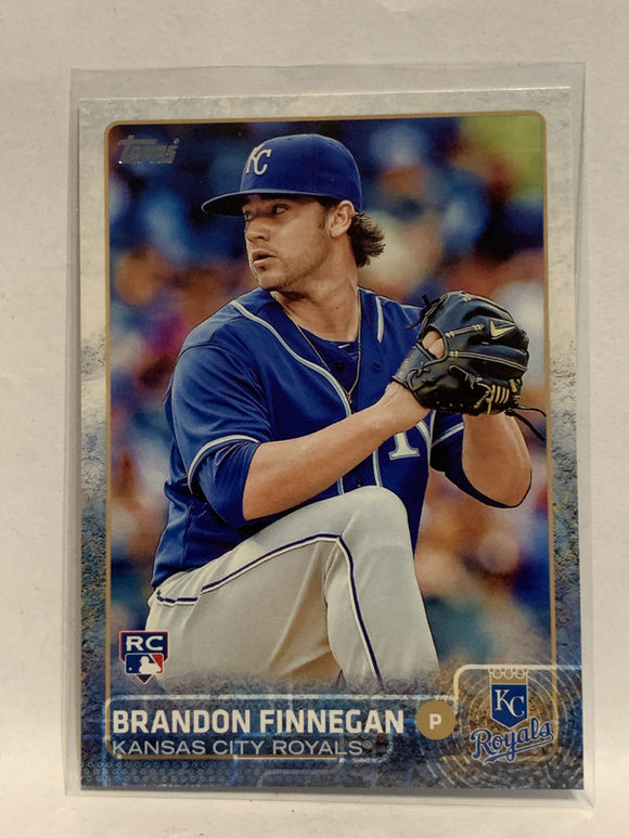 # 154 Brandon Finnegan Rookie Kansas City Royals 2015 Topps Series One Baseball Card