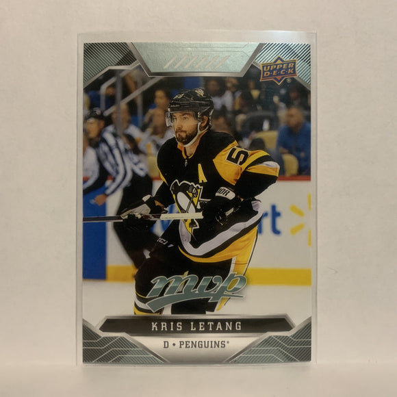 #38 Kris Letang Pittsburgh Penguins 2019-20 Upper Deck MVP Hockey Card LG