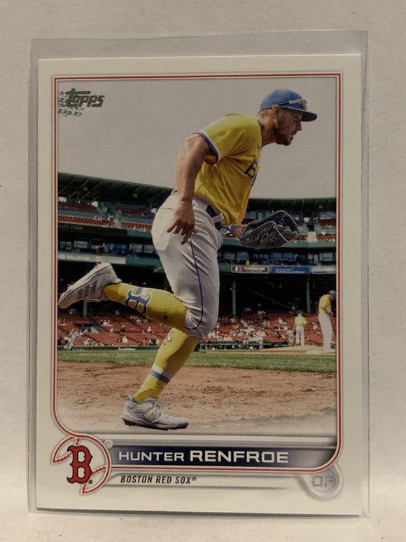 # 174 Hunter Renfroe   Boston Red Sox 2022 Topps Series 1 Baseball Card
