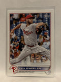 # 249 Zack Wheeler Philadelphia Phillies 2022 Topps Series 1 Baseball Card