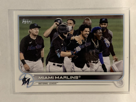 # 326 Team Card Miami Marlins 2022 Topps Series 1 Baseball Card