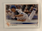 # 330 Jacob DeGrom New York Mets 2022 Topps Series 1 Baseball Card