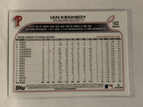 # 102 Ian Kennedy Philadelphia Phillies 2022 Topps Series 1 Baseball Card